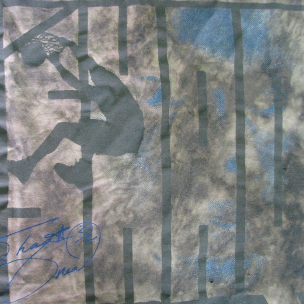Vintage Reebok Shaq Logo Tie-Dye Cut-Off T-Shirt - Picture 3 of 8